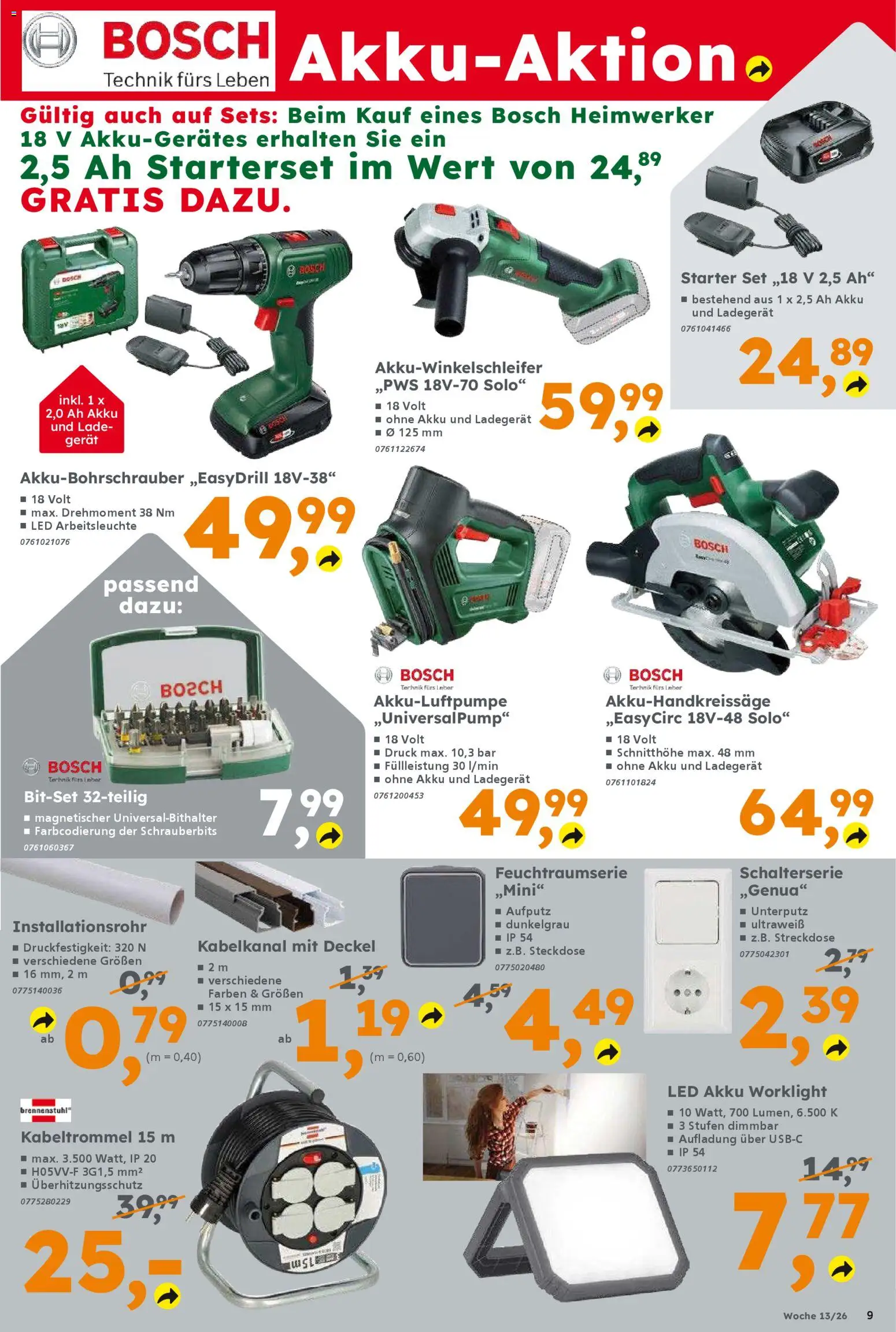 Globus Baumarkt Prospekt 	 – gültig ab 23.03.2026 | Seite: 9