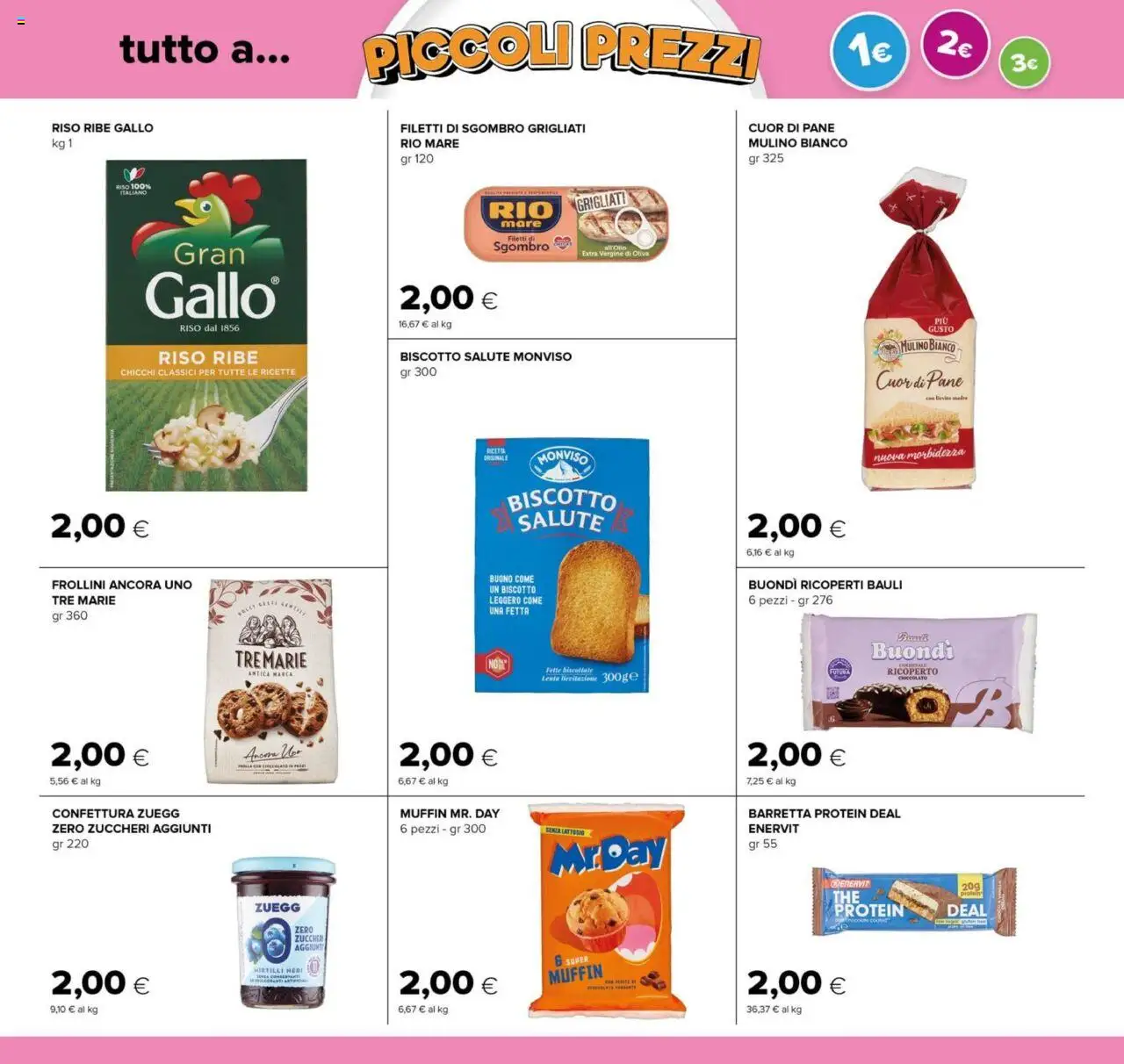 Volantino Tigre del 25.09.2025 | Pagina: 16 | Prodotti: Muffin, Mirtilli, Barretta, Frollini