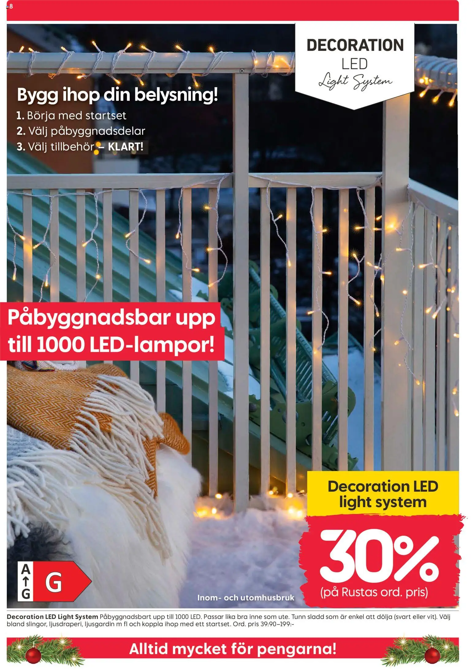 Rusta reklamblad aktuell från 03.11.2025 | Sida: 8 | Produkter: Sladd