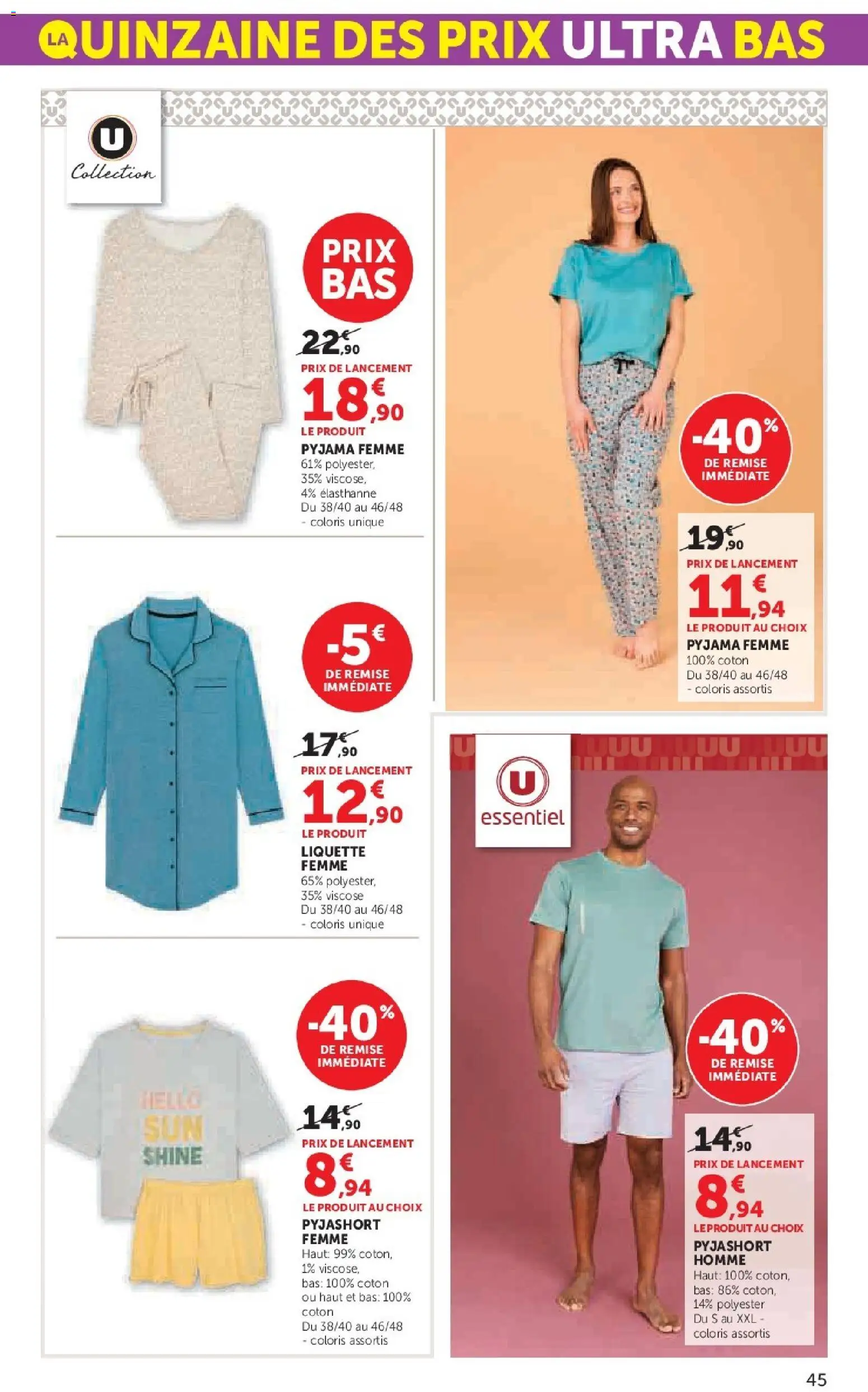 {H1} | Page: 45 | Produits: Coton, Pyjama femme, Pyjama