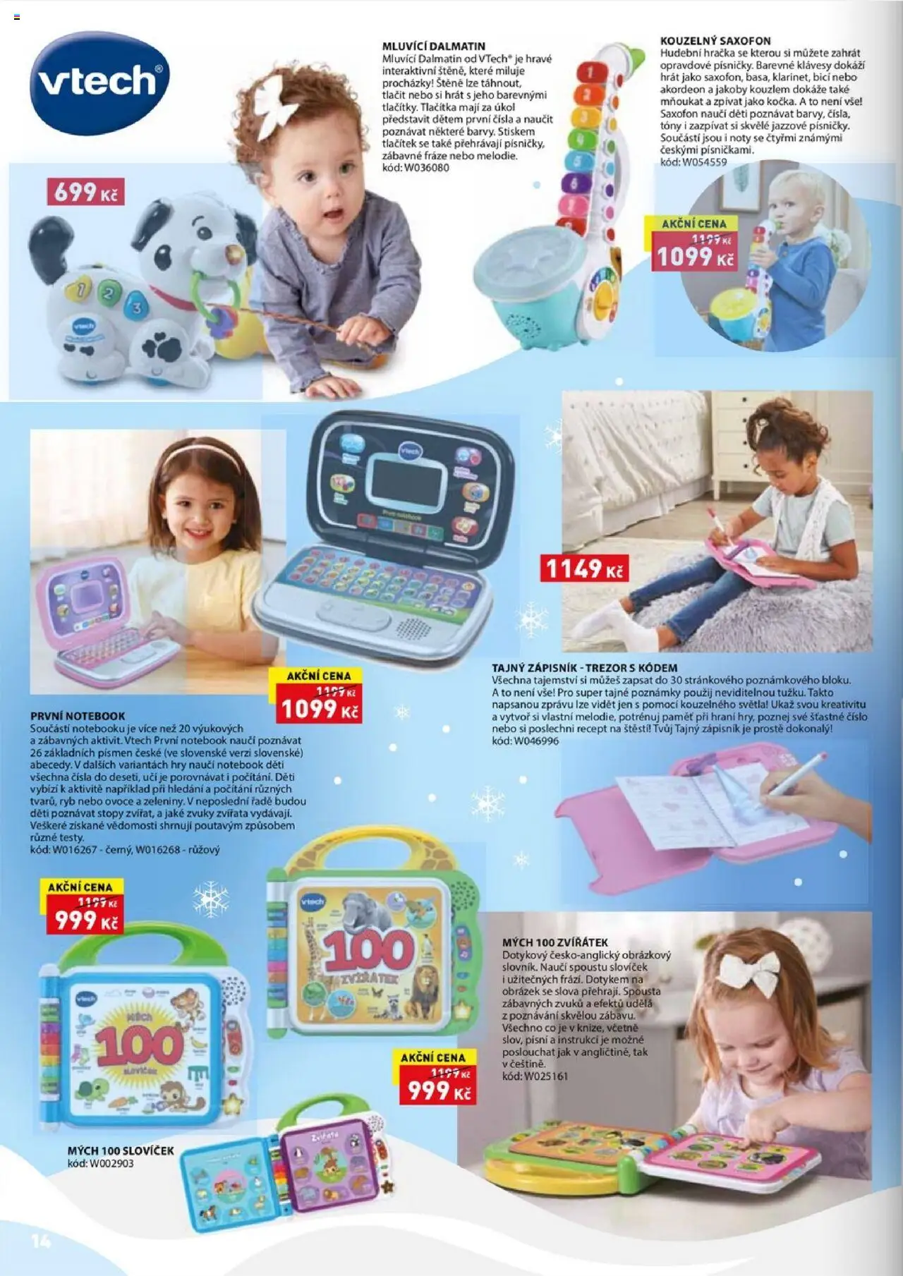 Wiky katalog - Vánoce 2025 od 14.10.2025 | Strana: 14 | Produkty: Ovoce, Klávesy, Zápisník, Saxofon