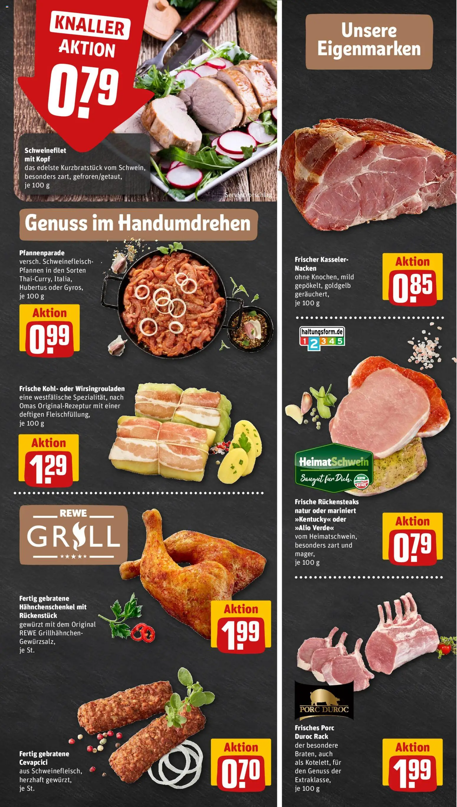Rewe ihr Kaufpark Prospekt 	 – gültig ab 26.01.2026 | Seite: 7 | Produkte: Grill, Hahnchenschenkel, Schweinefilet, Schweinefleisch