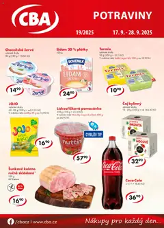 Náhled letáku CBA leták od 17.09.2025