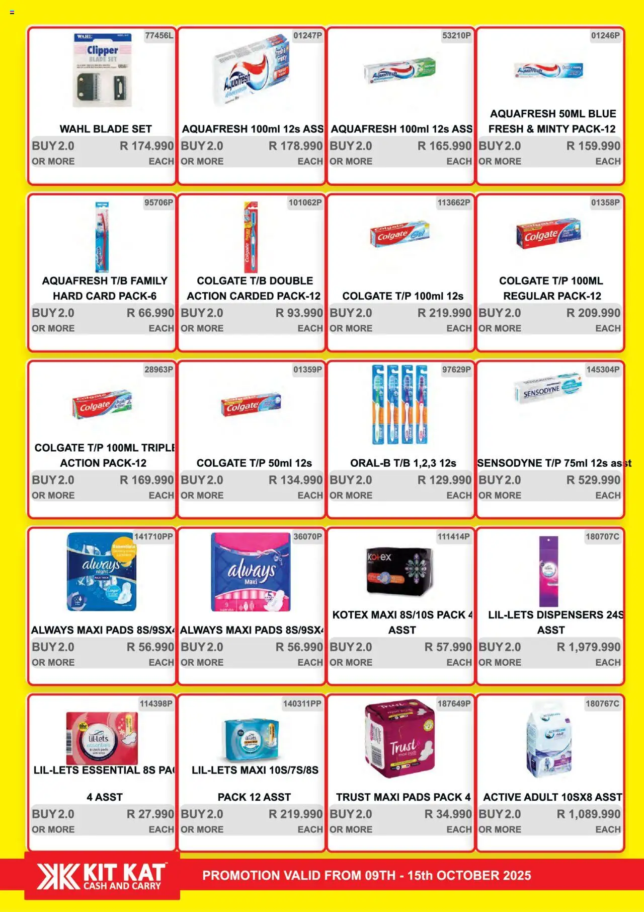 New KIT KAT Cash & Carry catalogue – valid from 09.10.2025 | Page: 23 | Products: Pads