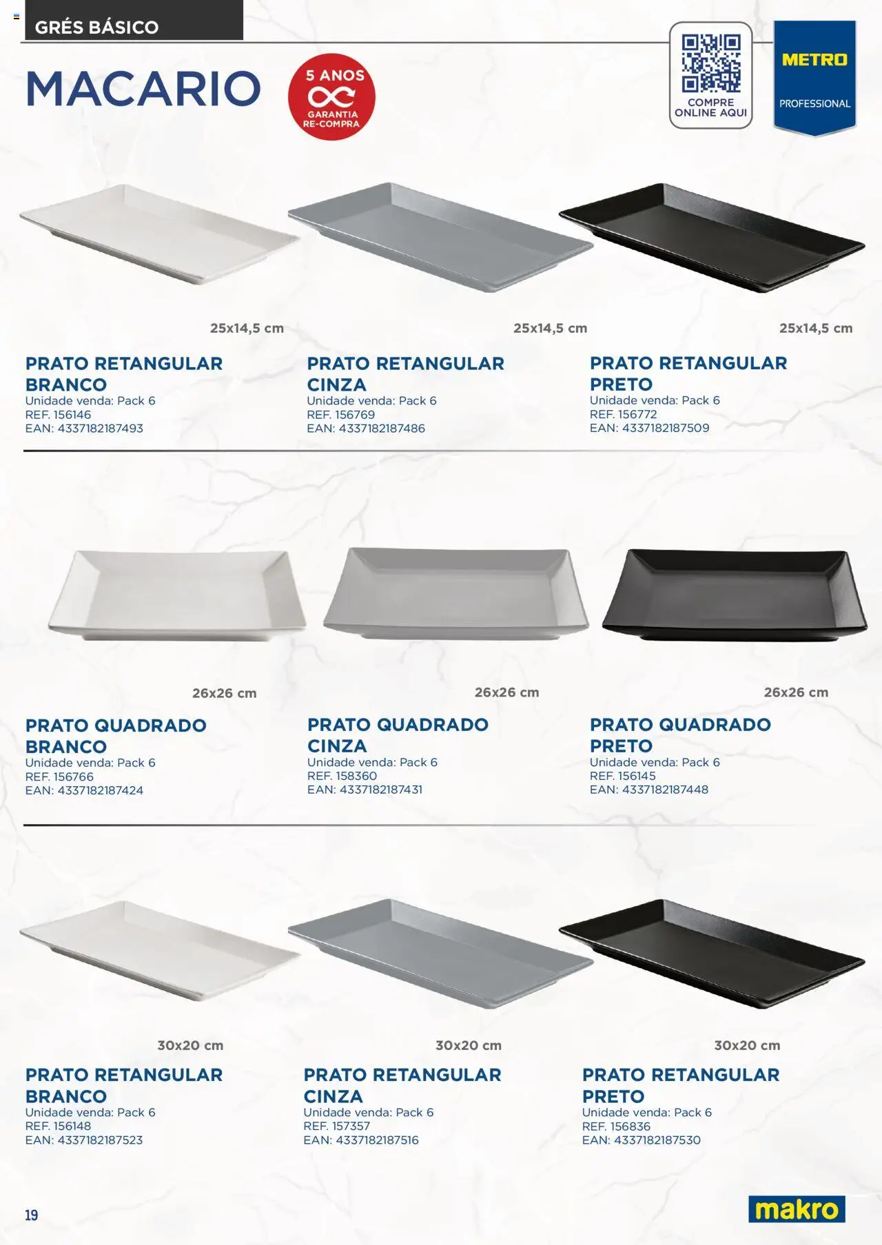 Makro Catálogo Serviço de Mesa │ válido de 01.08.2024 | Página: 19