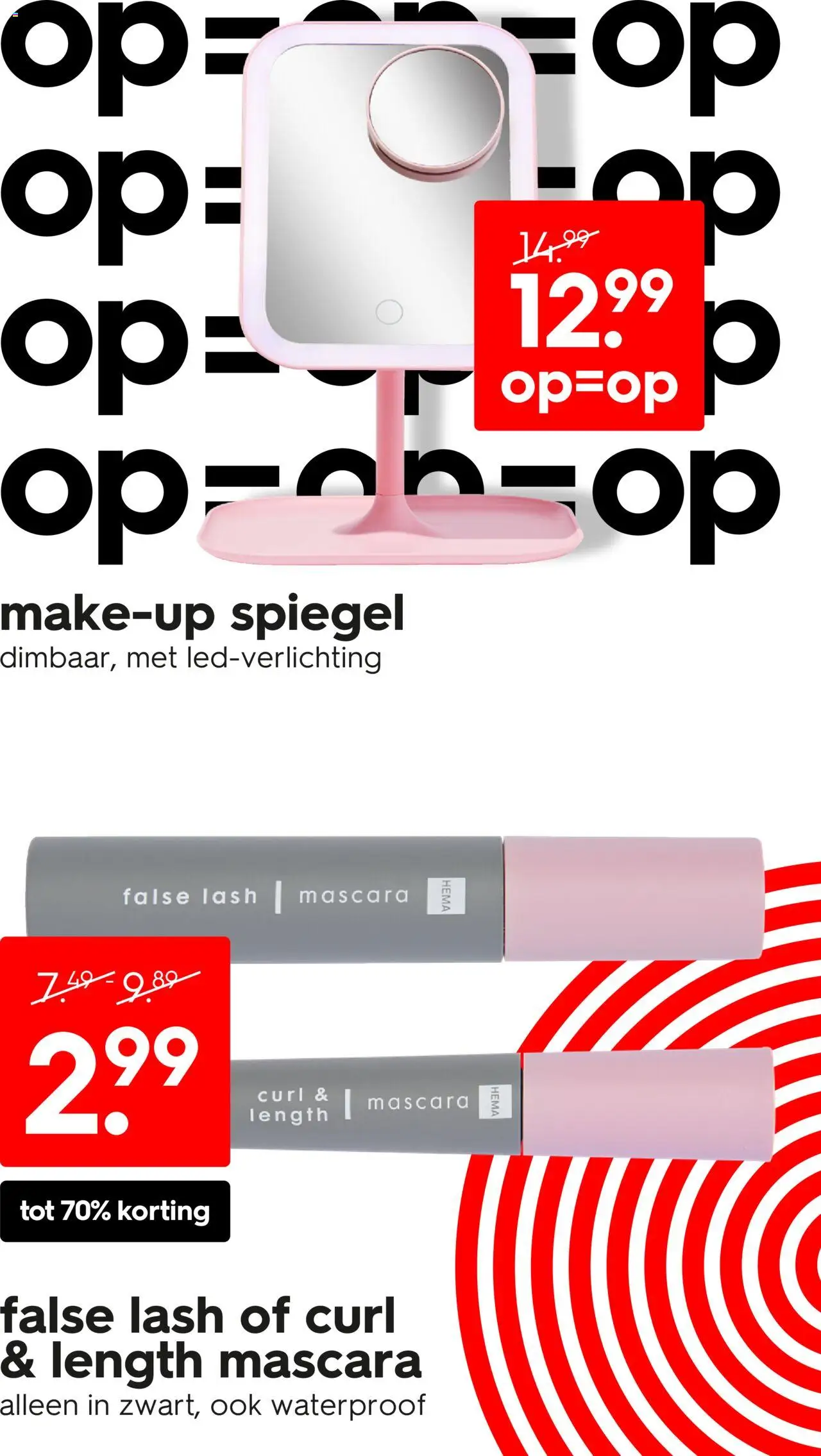 {H1} | Pagina: 10 | Producten: Spiegel, Mascara