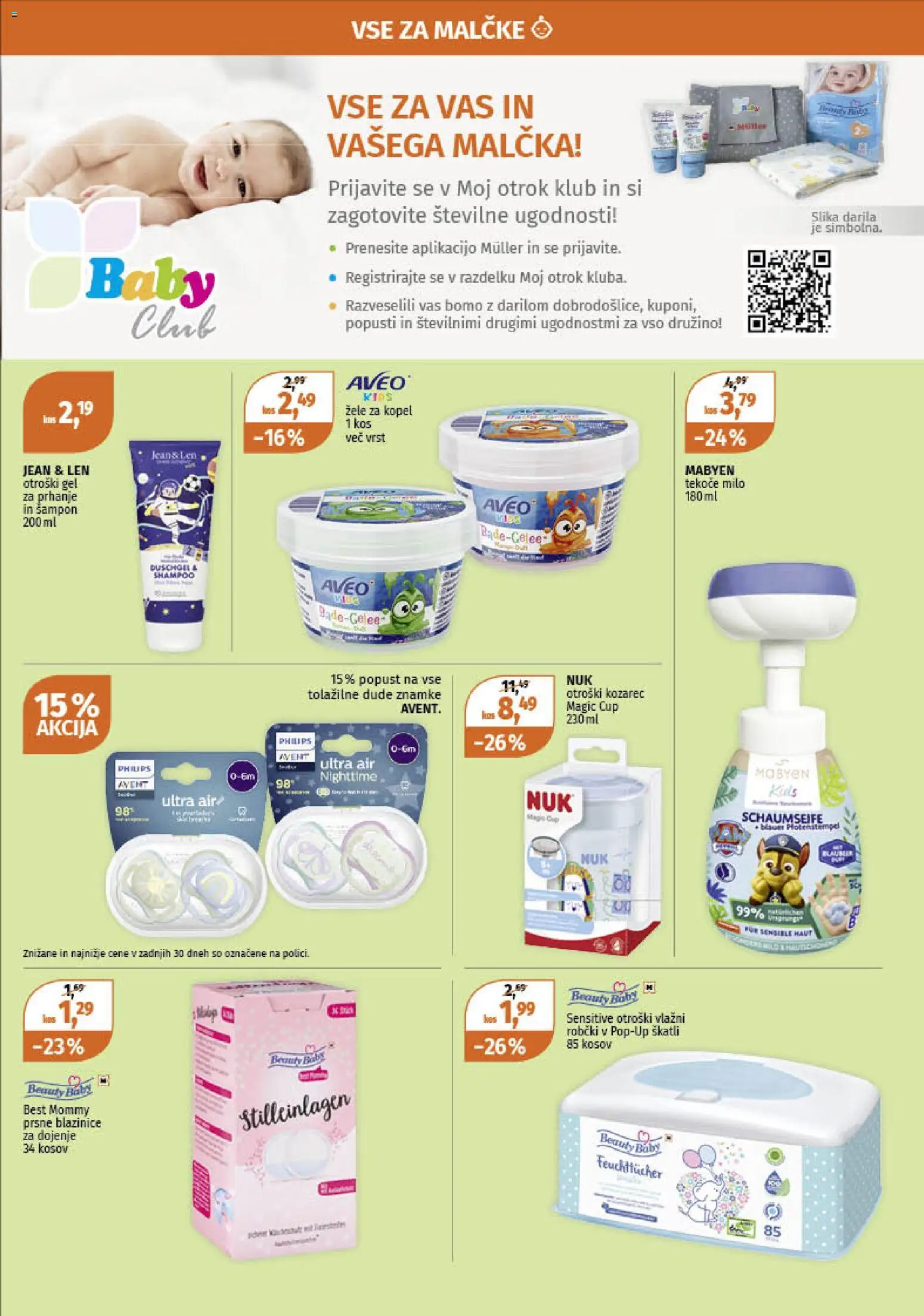 Novi Müller katalog ponudbe – veljaven od 27.10.2025 | Stran: 14 | Izdelki: Kopel, Gel za prhanje, Robčki, Sampon