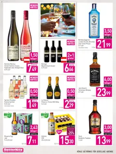Sutterlüty Flugblatt ab 09.04.2026 gültig | Seite: 14 | Produkte: Gin, Whiskey, Pfirsich, Presse