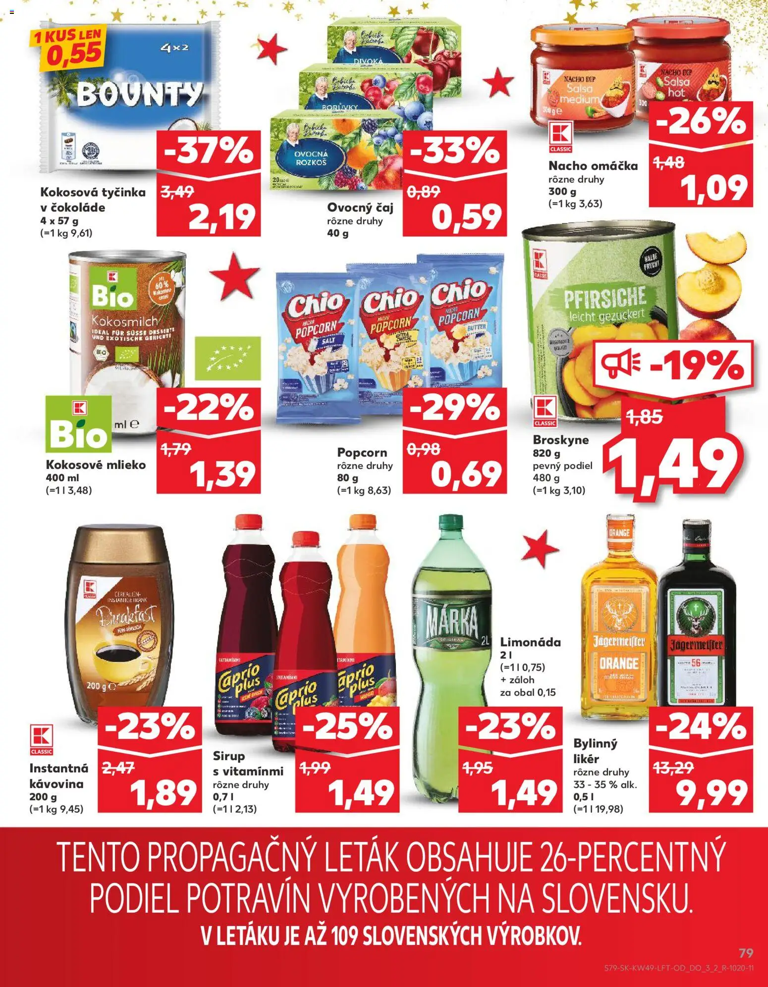 Nové Kaufland akcie – leták je platný od 04.12.2025 | Strana: 79 | Produkty: Mlieko, Čaj, Kokosové mlieko, Omáčka