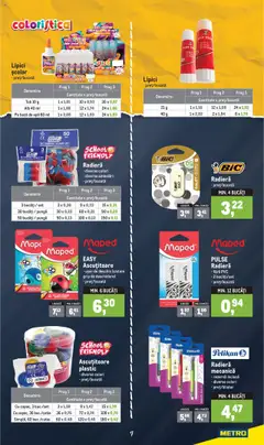 Noul catalog Metro – valabil de la 01.08.2025 | Pagină: 7 | Produse: Pungă, Pomelo, Ascuțitoare, Apă