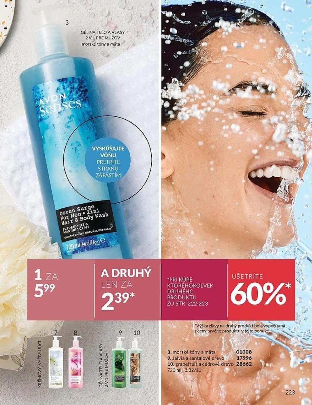 Nové Avon akcie – leták je platný od 01.10.2025 | Strana: 223 | Produkty: Grapefruit