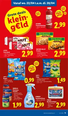 Lidl Folder week 17 - Voorbeeld van een folder van Lidl, geldig van 20.04.2026 | Pagina: 15 | Producten: Pasta, Ketchup, Cake, Graham liszt