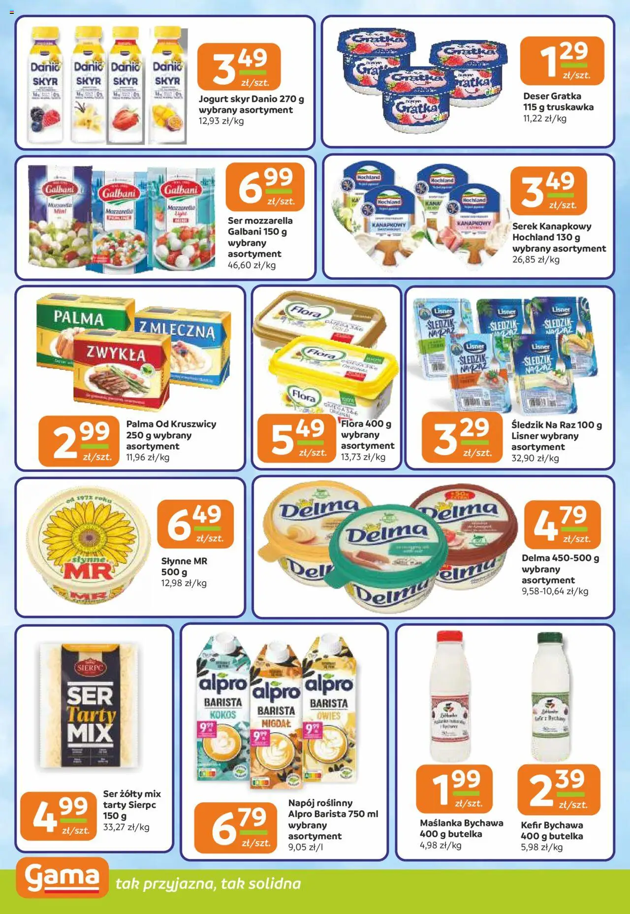 Gama Gazetka od 24.07.2025 | Strona: 6 | Produkty: Serek kanapkowy, Alpro, Serek, Skyr