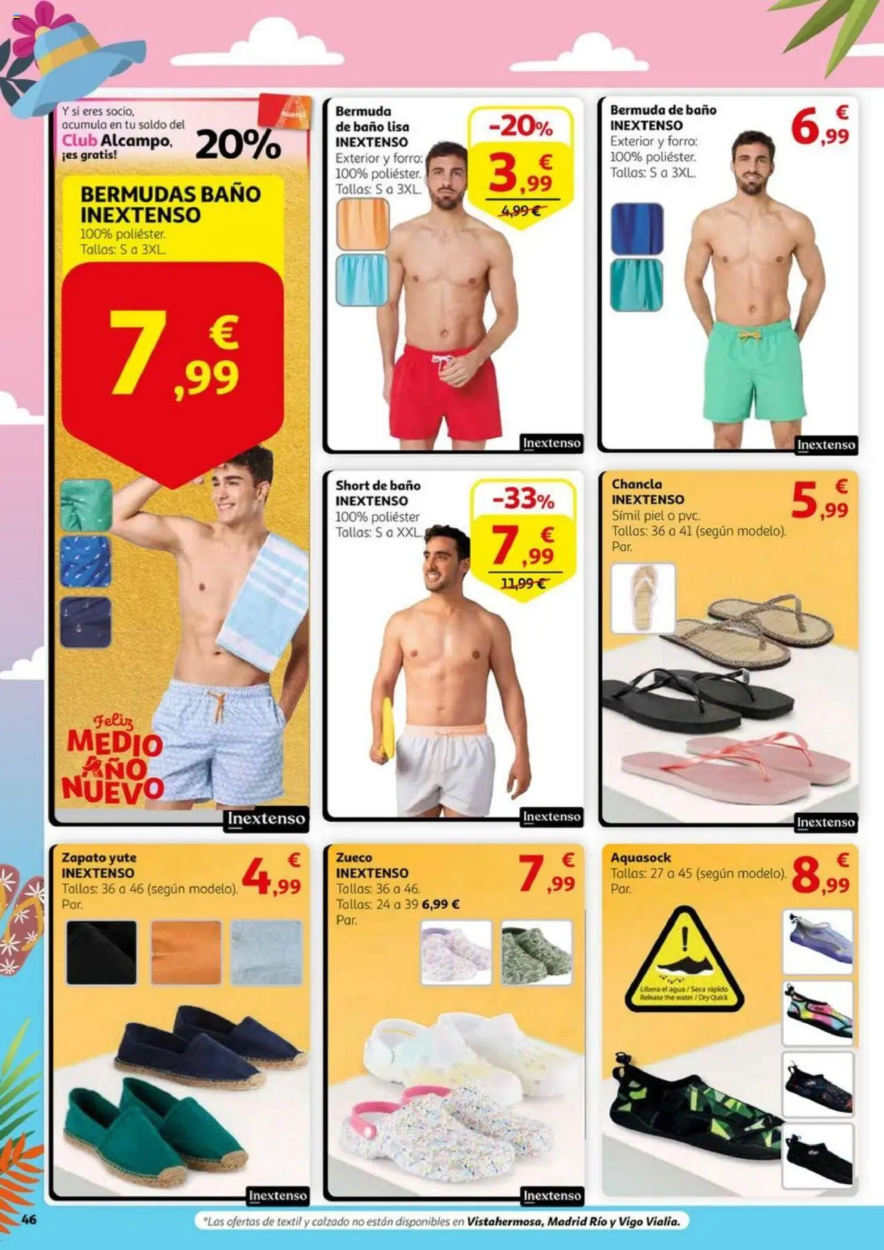 Alcampo - HG Nacional  │ válido desde el 17.06.2025 | Página: 46 | Productos: Bermudas, Baño