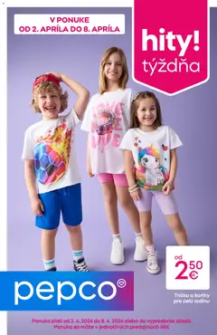 Pepco leták platný od 02.04.2026