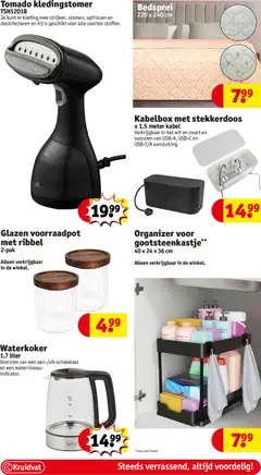 Kruidvat folder week 15 - Voorbeeld van een folder van Kruidvat, geldig van 07.04.2026 | Pagina: 38 | Producten: Waterkoker, Kabel, Box