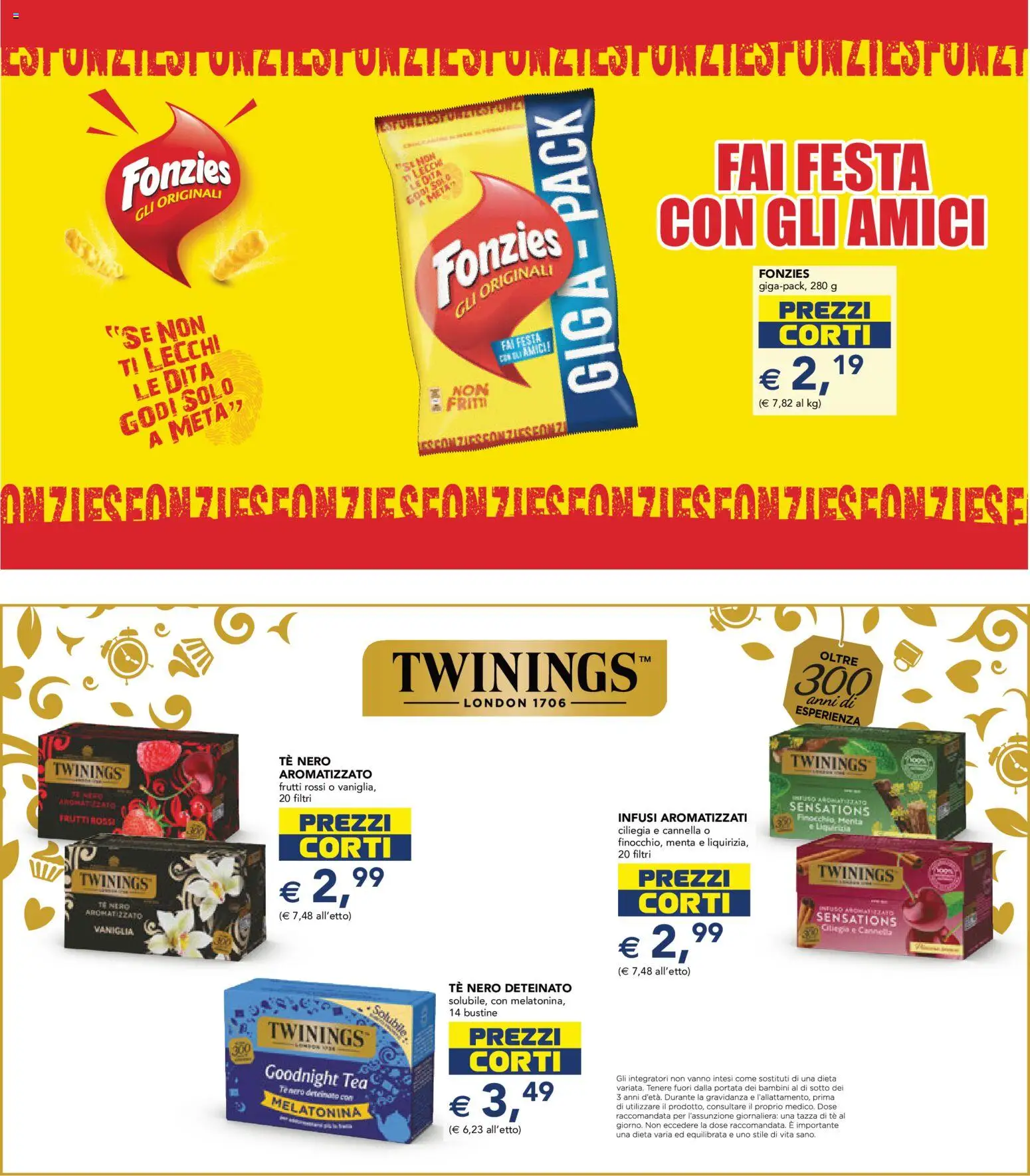 Volantino Esselunga S del 15.01.2026 | Pagina: 21 | Prodotti: Tè, Menta