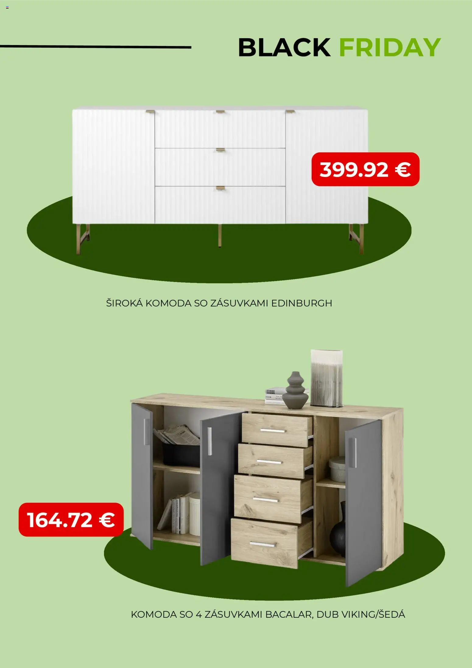 Nové ASKO nábytok akcie – leták je platný od 28.11.2025 | Strana: 5 | Produkty: Komoda