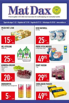Matdax erbjudanden - Förhandsvisning av reklamblad från butik Matdax aktuell från 09.03.2026