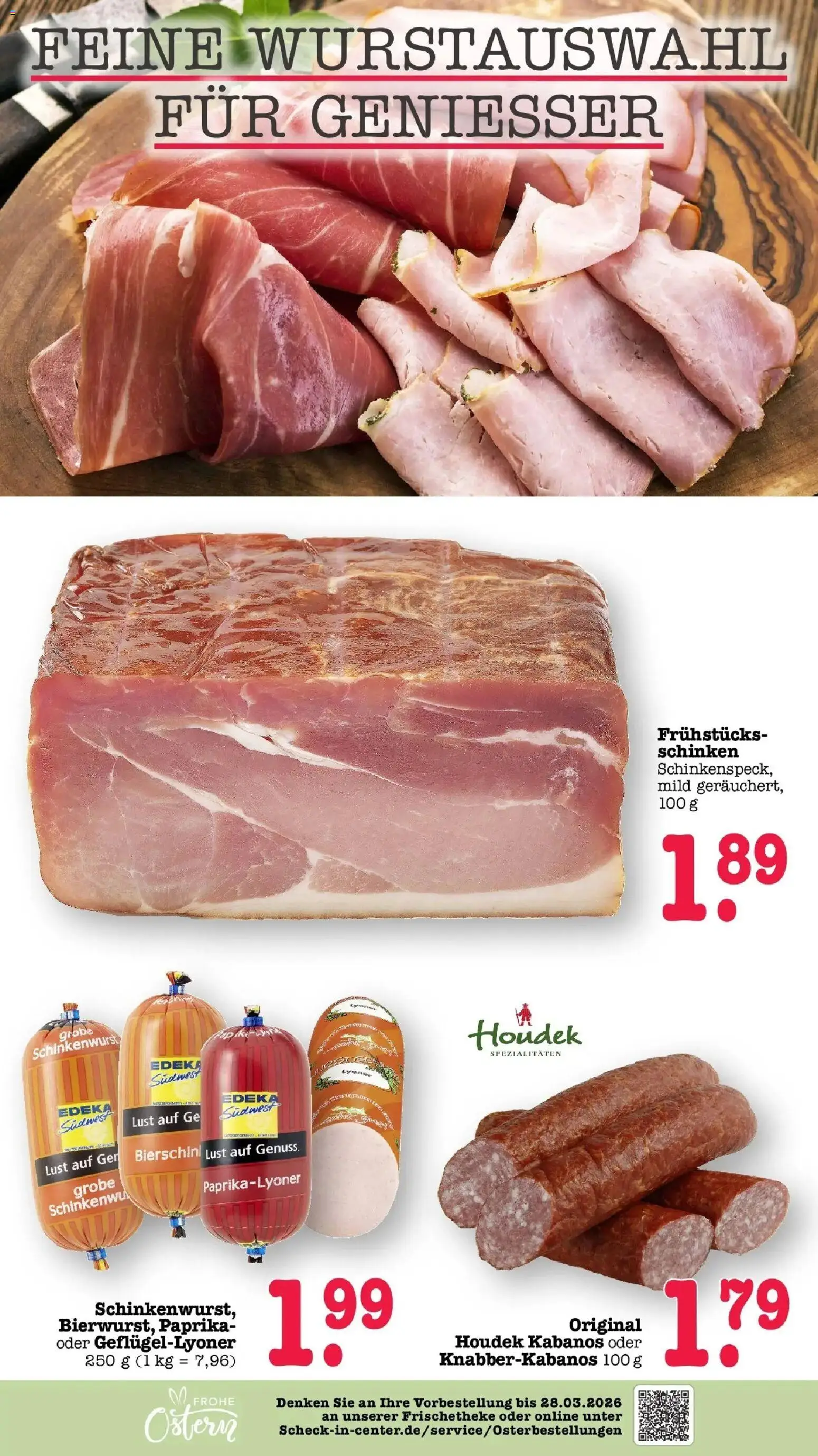 Edeka prospekt Bühlertal	 – gültig ab 16.03.2026 | Seite: 5 | Produkte: Paprika, Schinken