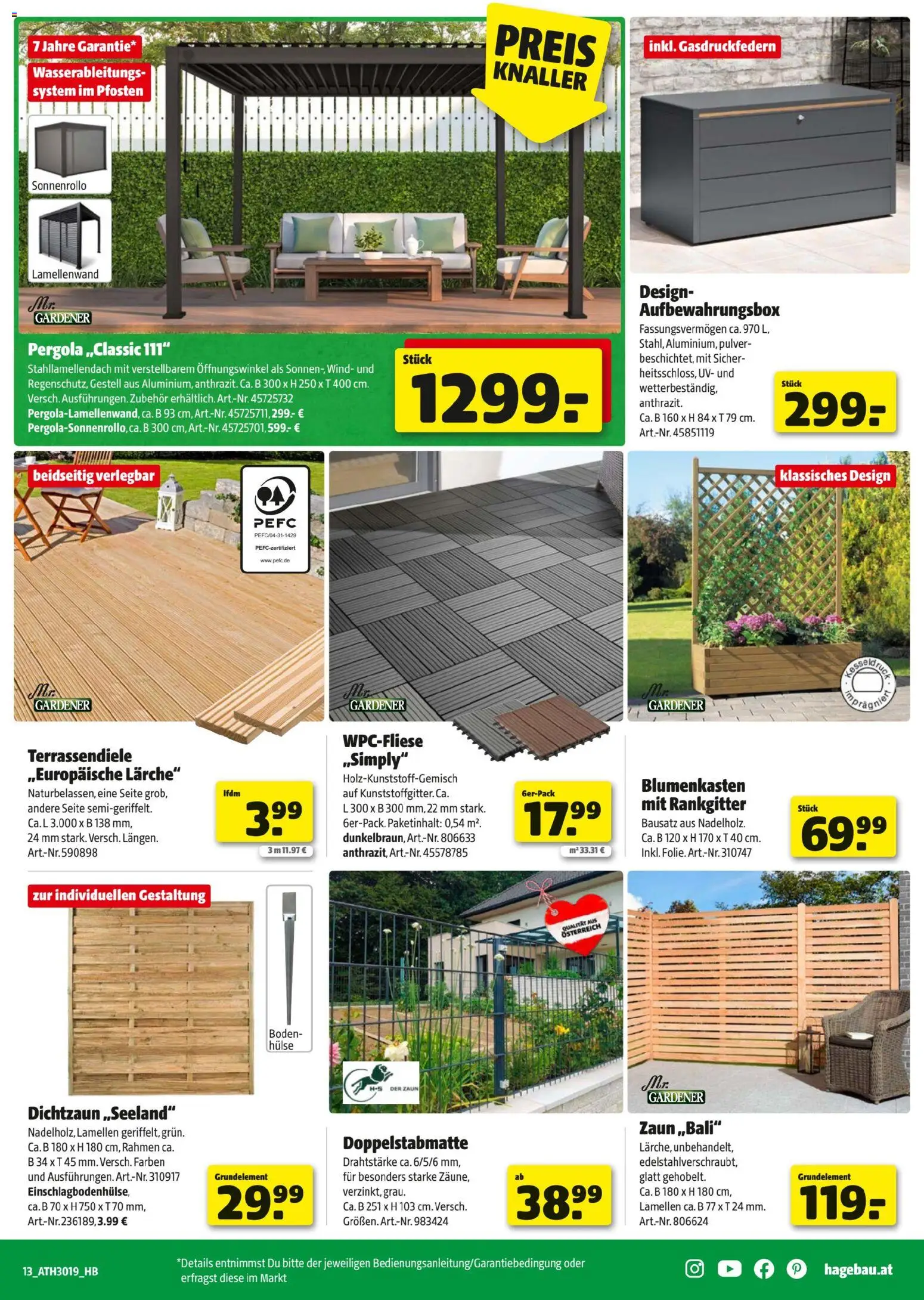 Hagebau Flugblatt gültig ab 27.04.2026 | Seite: 13