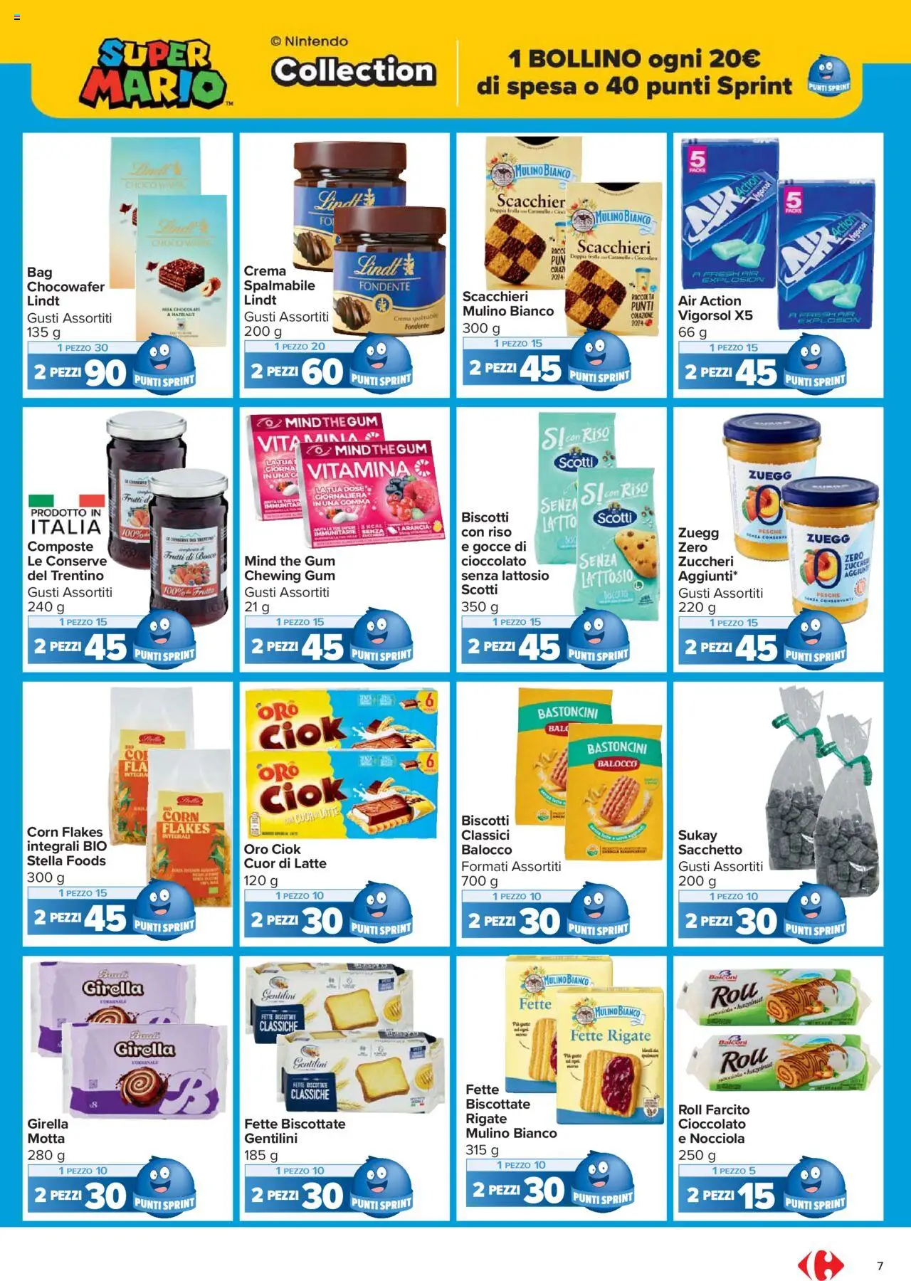 Volantino Carrefour del 26.09.2025 | Pagina: 7 | Prodotti: Crema, Latte, The, Arancia