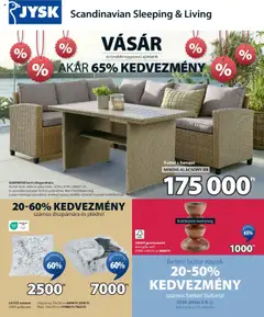 JYSK Akciós újság - amely érvényes a következő dátumtól: 02.07.2025