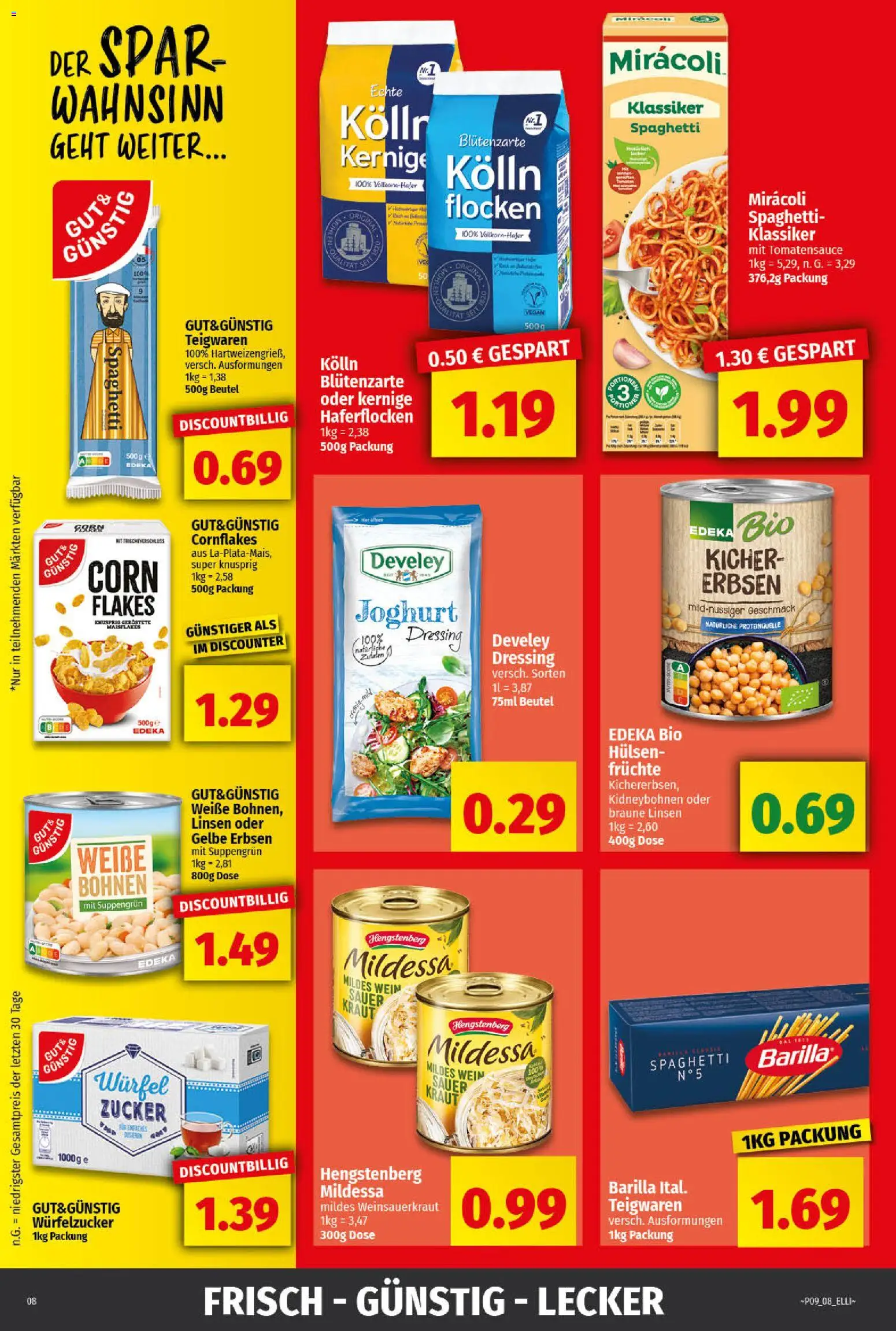 Elli Markt - Broschüre – gültig ab 23.02.2026 | Seite: 8 | Produkte: Joghurt, Barilla, Zucker, Wein