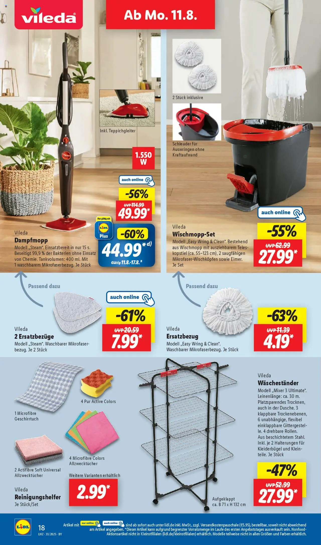 Lidl Prospekt Uffenheim - gültig ab dem 11.08.2025 | Seite: 22 | Produkte: Kleiderbügel, Waschestander