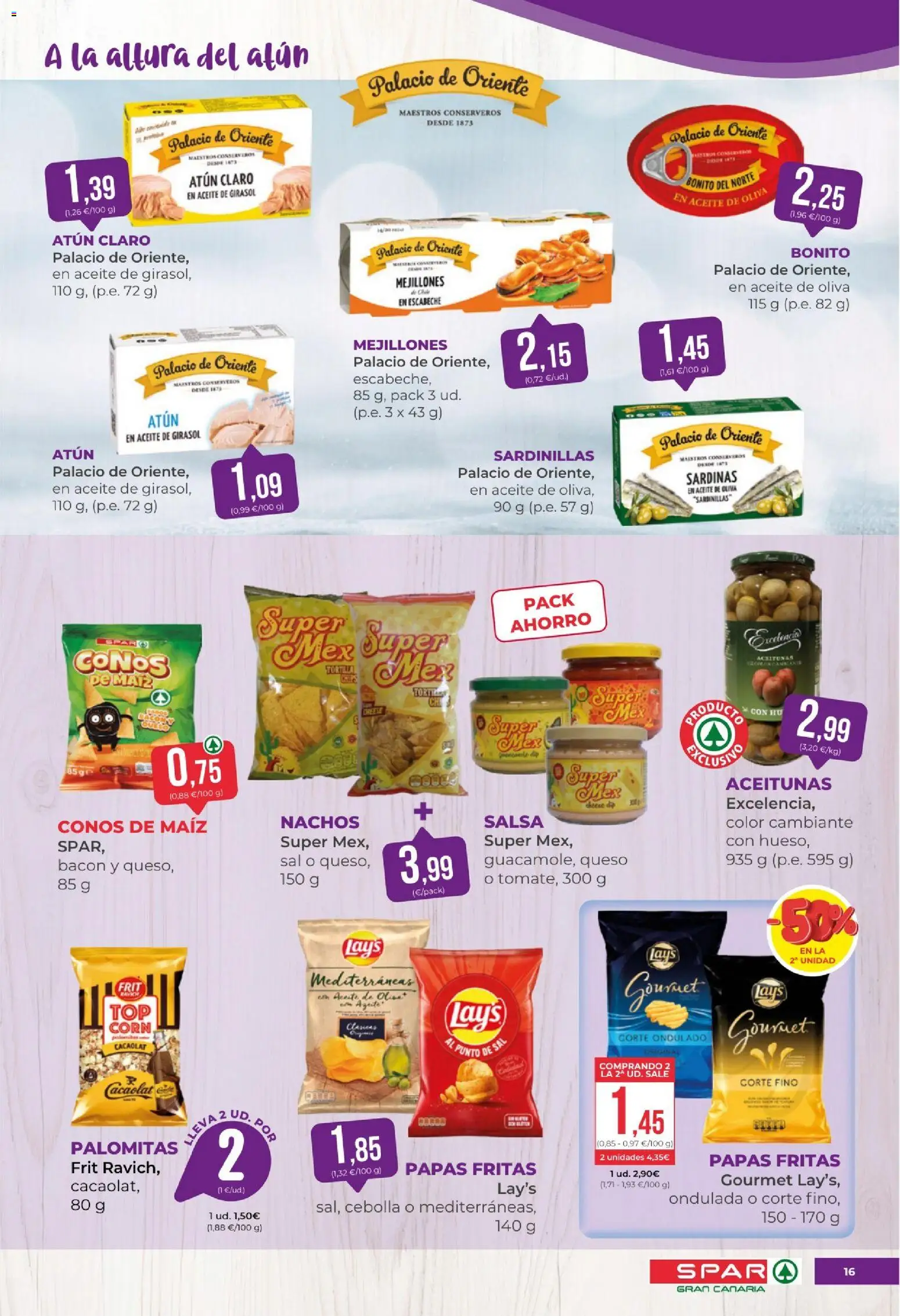 Spar - folleto │ válido desde el 14.11.2025 | Página: 16 | Productos: Καλτσάκια μισά, Sardinillas, Aceite de girasol, Atún claro