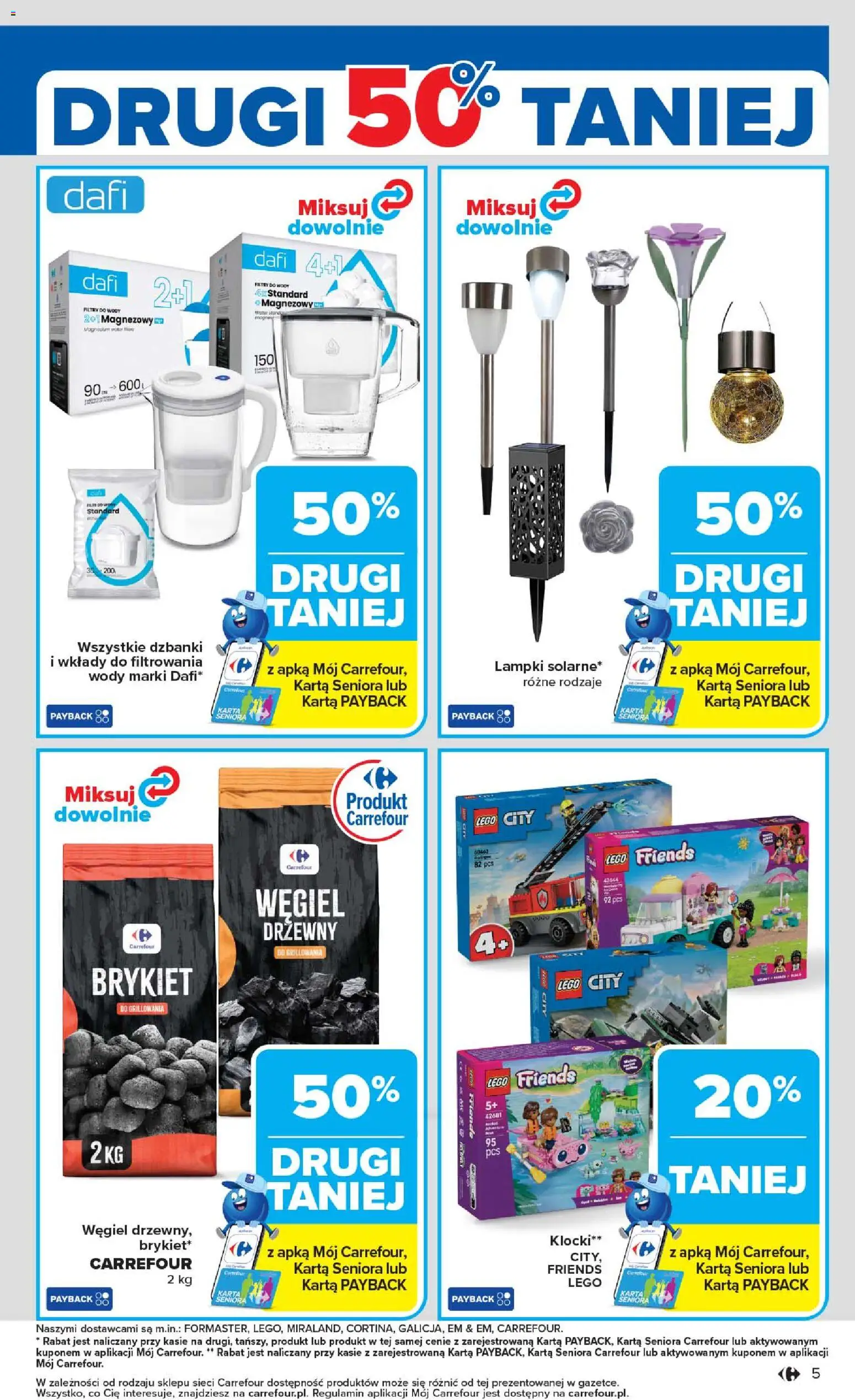 Carrefour gazetka od 07.04.2026 | Strona: 7 | Produkty: Karta, Lampki, Lego