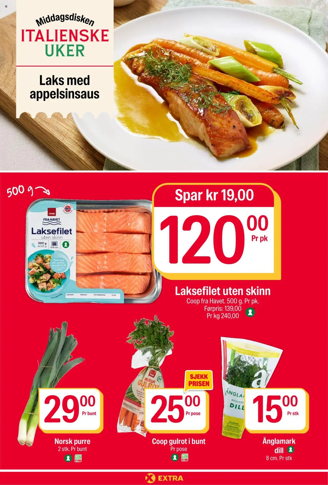  | Side: 4 | Produkter: Pasta, Lasagneplader, Gulrot, Purre