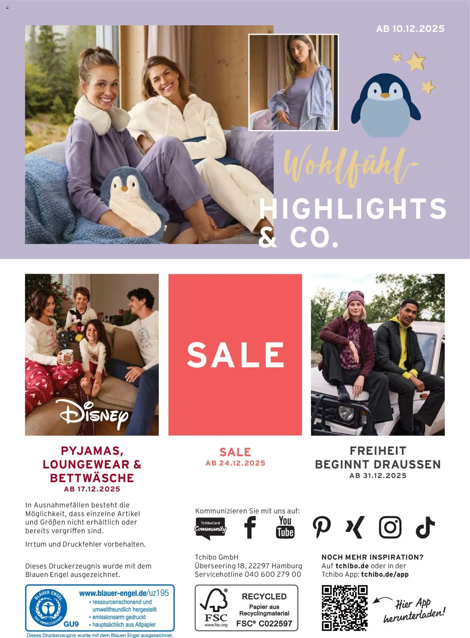 Prospekt Tchibo Gaumenfreude – gültig ab 03.12.2025 | Seite: 39 | Produkte: Bettwäsche