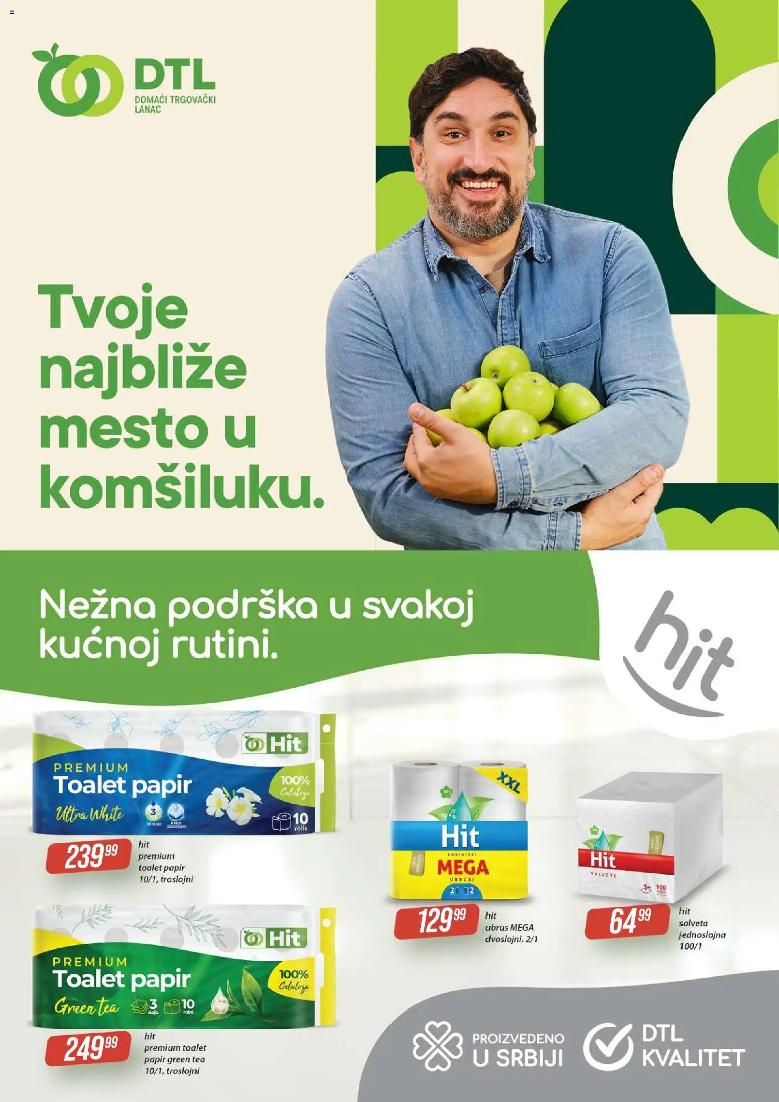 Tekijanka katalog - važi od 03.12.2025 | Strana: 2 | Proizvode: Toalet papir, Salvete, Ubrus