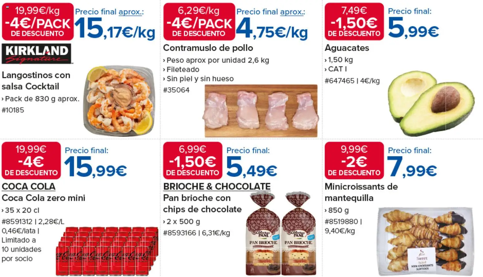 Costco catálogo │ válido desde el 09.04.2026 | Página: 2 | Productos: Pan, Chocolate, Peso, Συσκευή ροής
