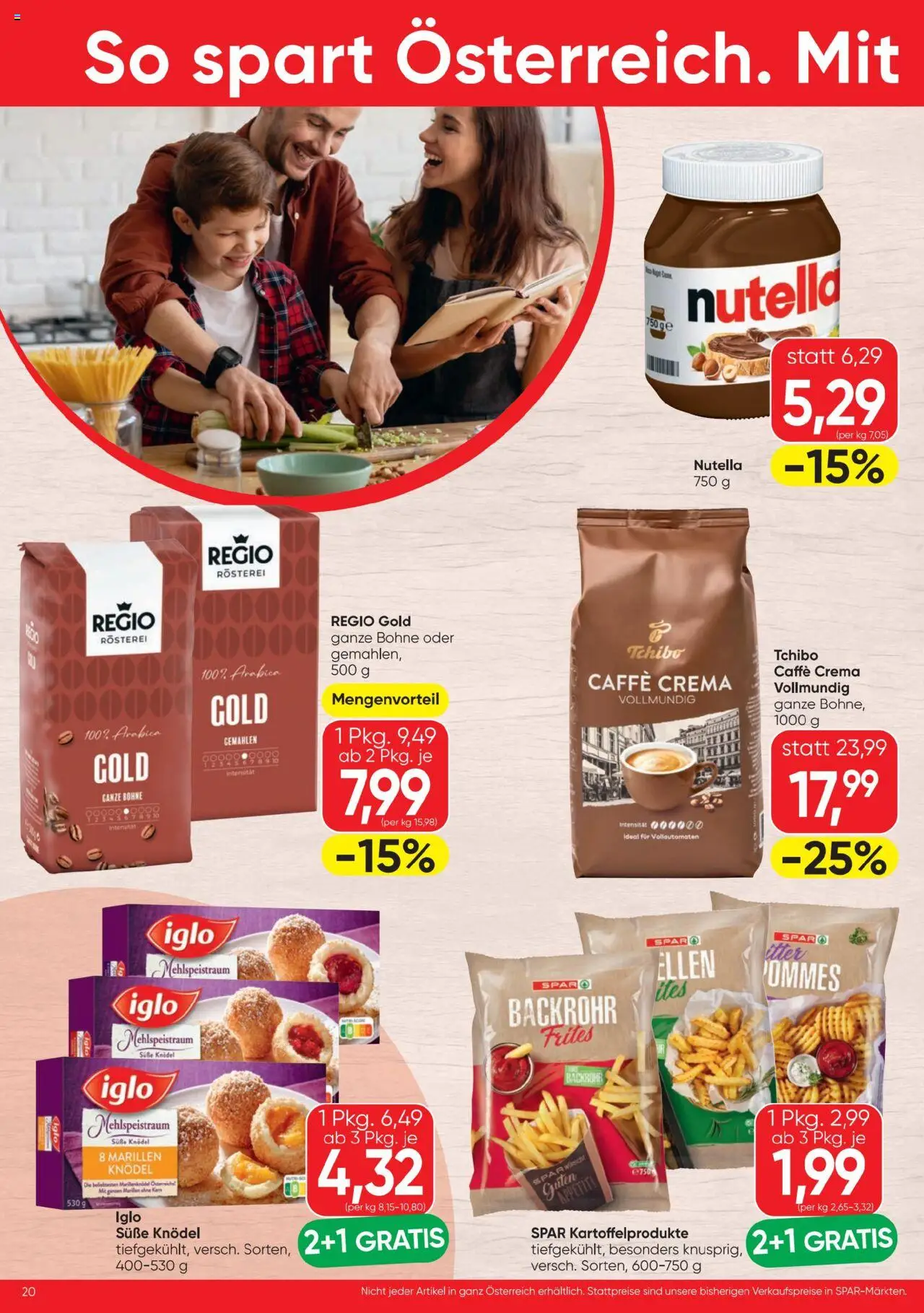 Spar Flugblatt gültig ab 09.10.2025 | Seite: 20