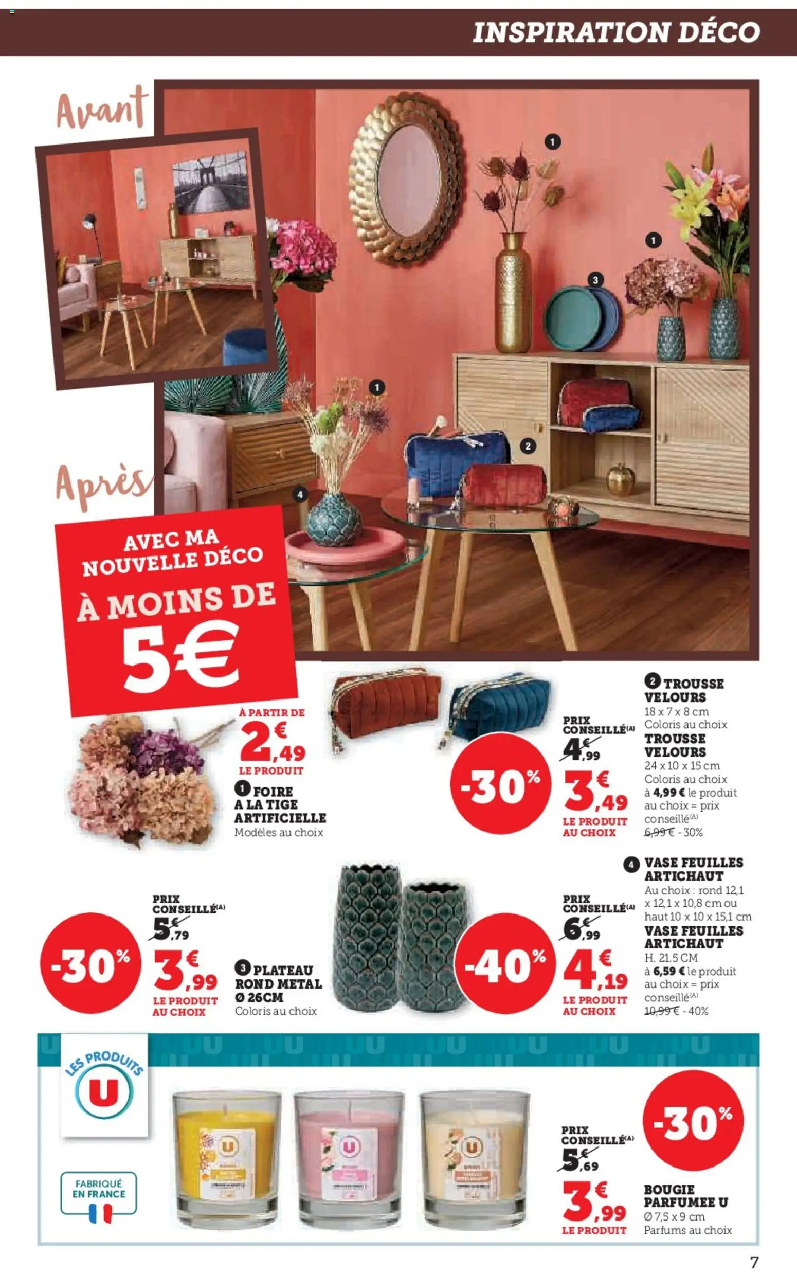 {H1} | Page: 7 | Produits: Artichaut, Plateau, Vase