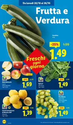 Anteprima del volantino Spinaci, 500 g busta, 1 kg = 2.98 € valido a partire dal 20.10.2025 | Pagina: 2