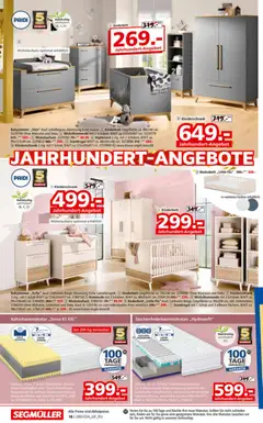 Segmüller 100 Jahre Jubiläums Finale ab 24.12.2025 gültig | Seite: 30 | Produkte: HIghboard, Matratze, Kleiderschrank, Kommode