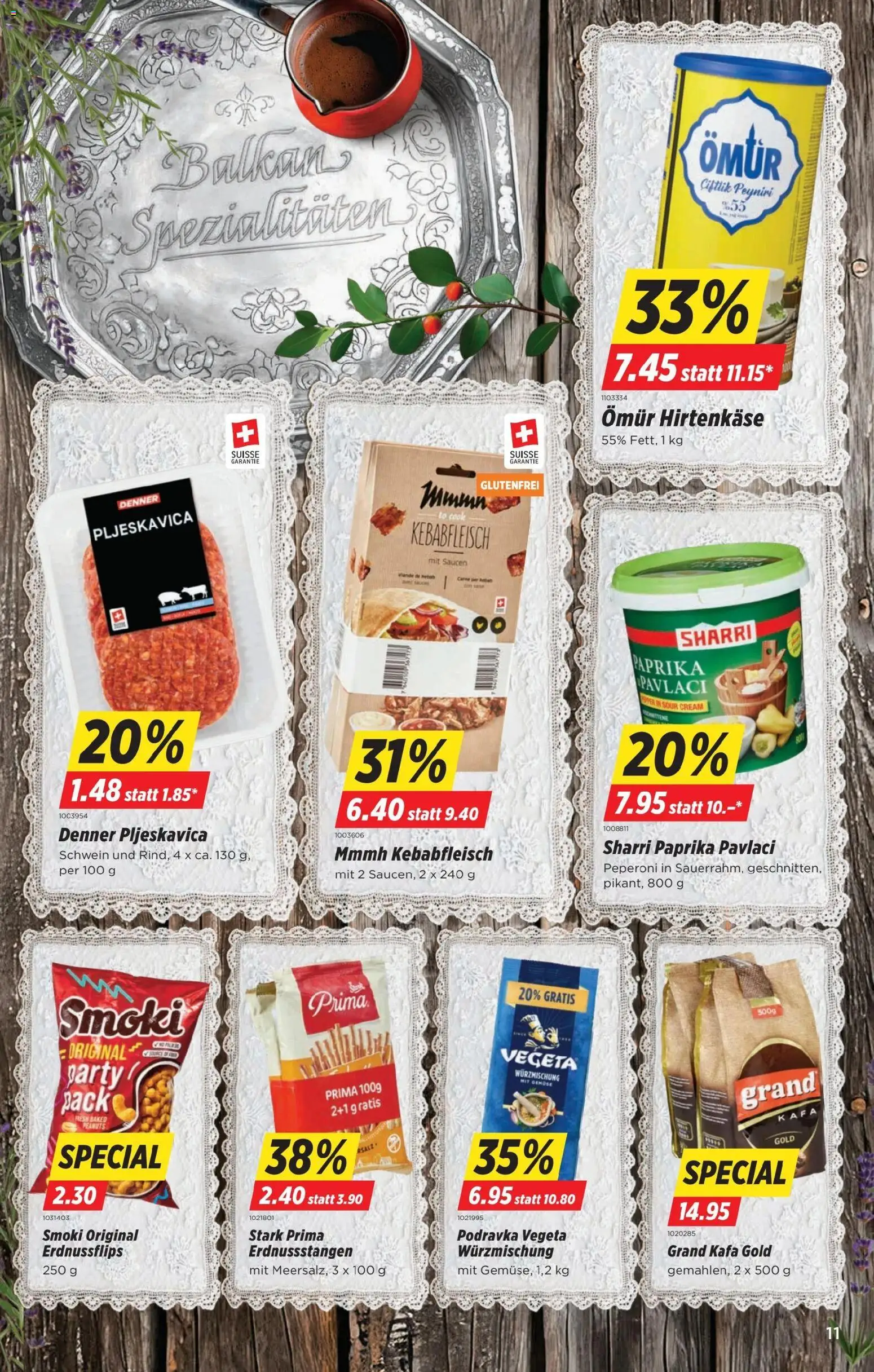 Denner Aktionen – gültig ab 04.11.2025 | Seite: 11 | Produkte: Gemüse