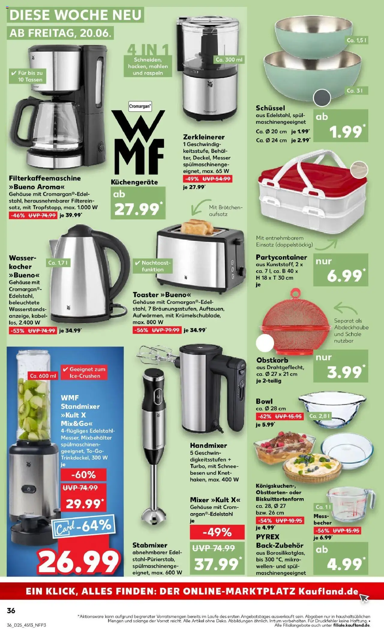 Kaufland prospekt Kaufbeuren	 - gültig ab dem 22.06.2025 | Seite: 49 | Produkte: Kabel, Toaster, Handmixer, Filterkaffeemaschine