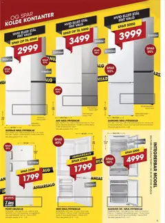 Punkt1 - Tilbudsavis gyldig fra 27.12.2025 | Side: 5 | Produkter: Æg, Køleskab