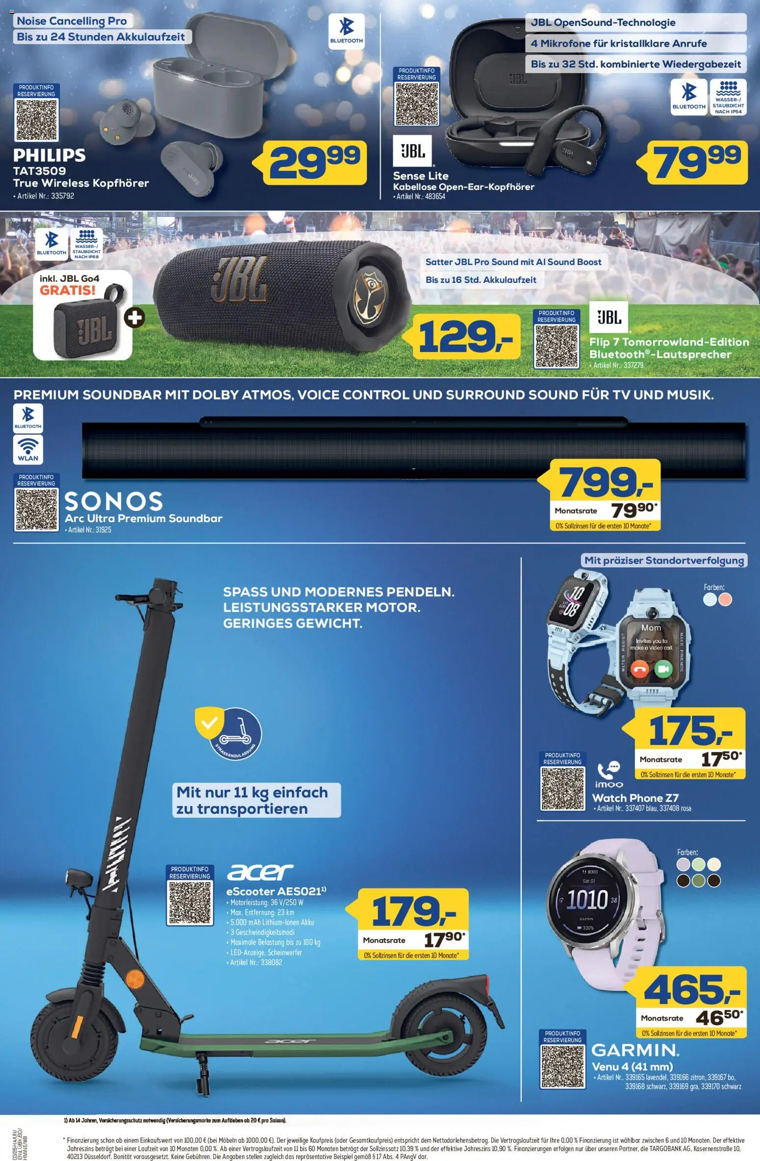 Euronics  Prospekt Berlet – gültig ab 08.01.2026 | Seite: 4 | Produkte: Philips, Soundbar, Video, Kopfhörer