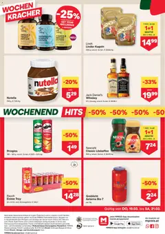 MPREIS Flugblatt ab 19.03.2026 gültig | Seite: 12 | Produkte: Whiskey, Tee