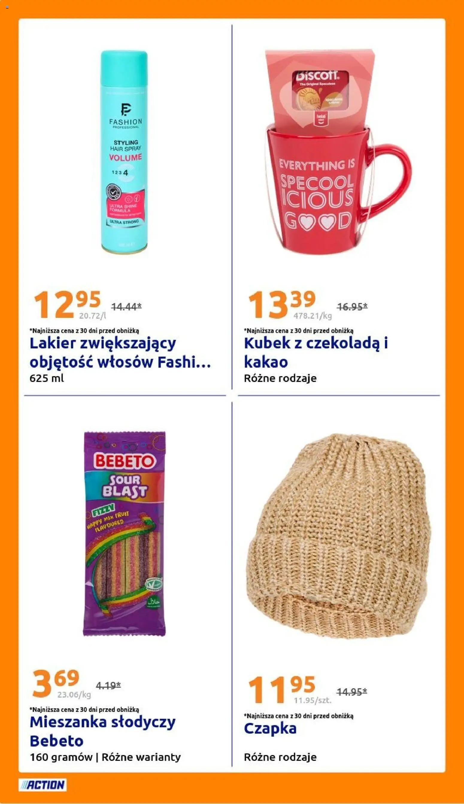 Action Gazetka od 24.12.2025 | Strona: 24 | Produkty: Czapka, Kakao, Czekolada
