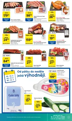 Náhled letáku Tesco Uzený bok bez kosti, 1 kg. vakuově balené od 18.03.2026 | Strana: 3