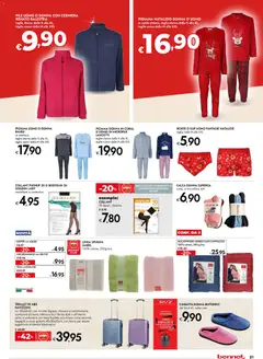 Anteprima del volantino Volantino bennet	 valido a partire dal 04.12.2025 | Pagina: 21 | Prodotti: Pigiama, Zaino, Gambaletti, Asciugamano