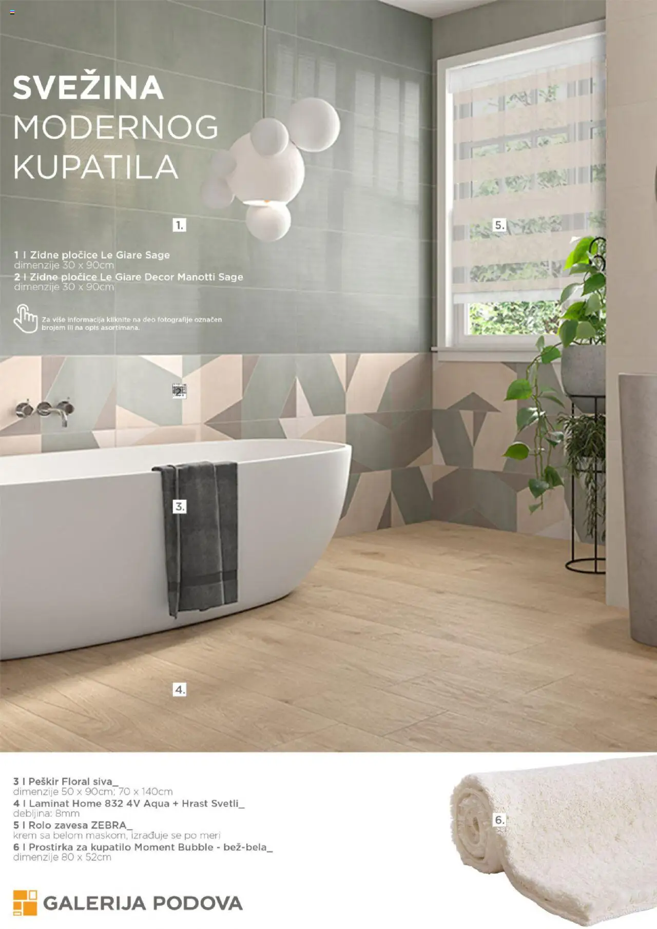 Galerija Podova katalog - važi od 31.01.2025 | Strana: 10 | Proizvode: Kupatilo, Peškir, Zavesa