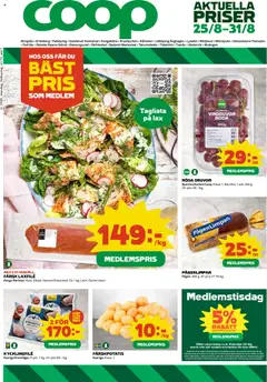 Coop - erbjudanden - Förhandsvisning av reklamblad från butik Coop aktuell från 25.08.2025