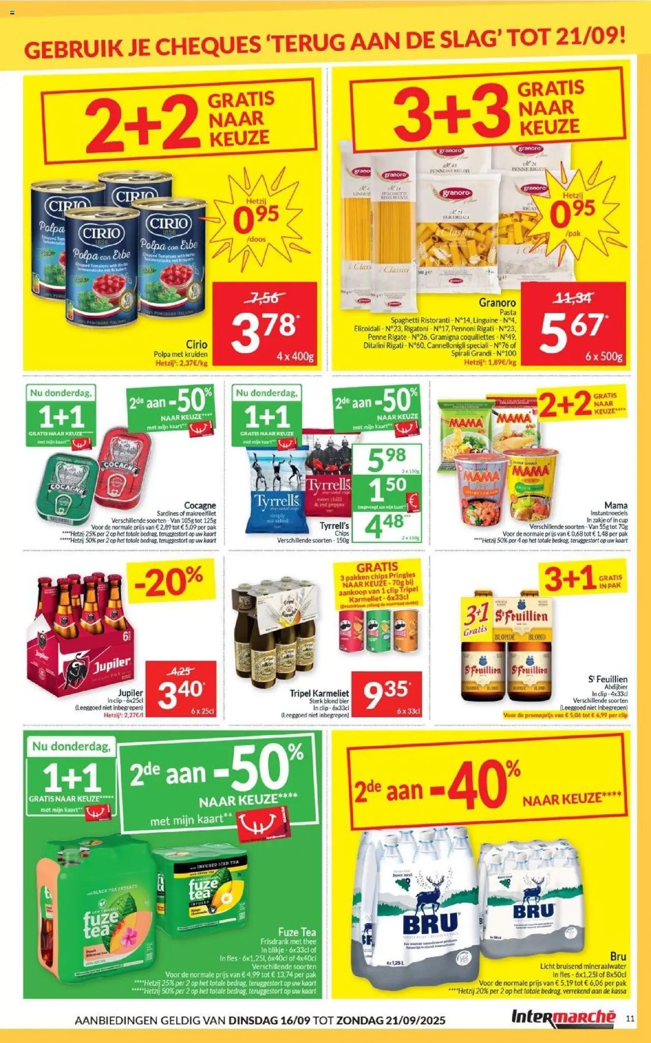  | Pagina: 11 | Producten: Bier, Pasta, Pringles, Kaart